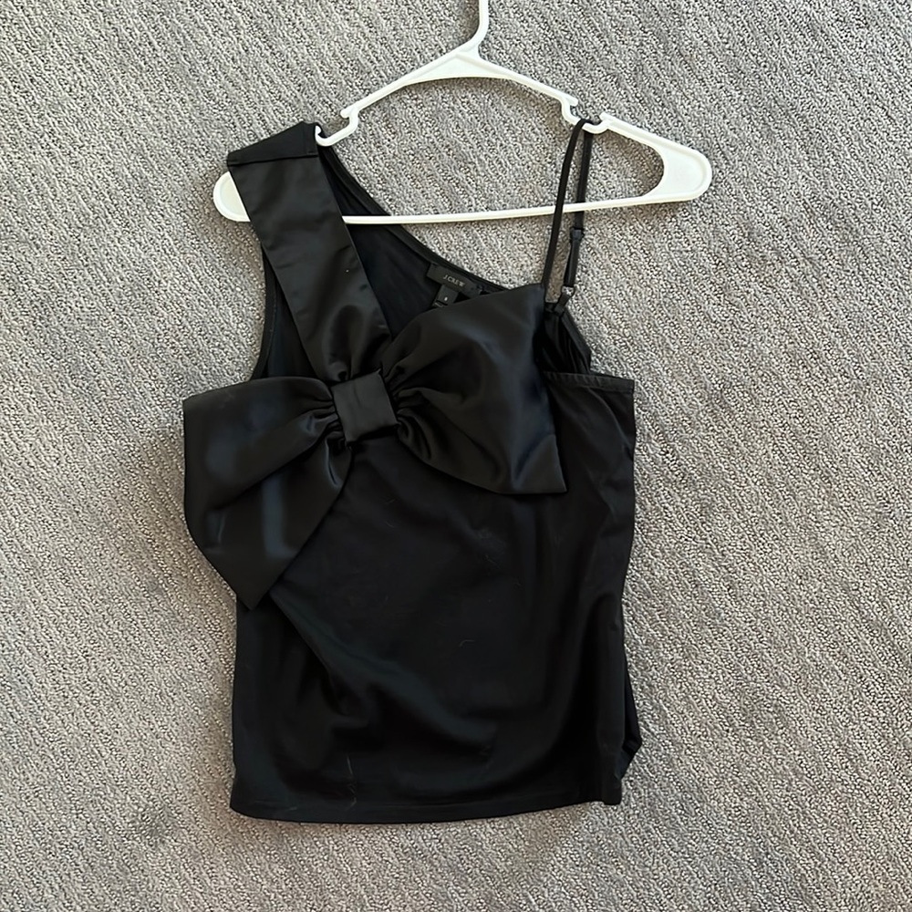 J crew bow tank top